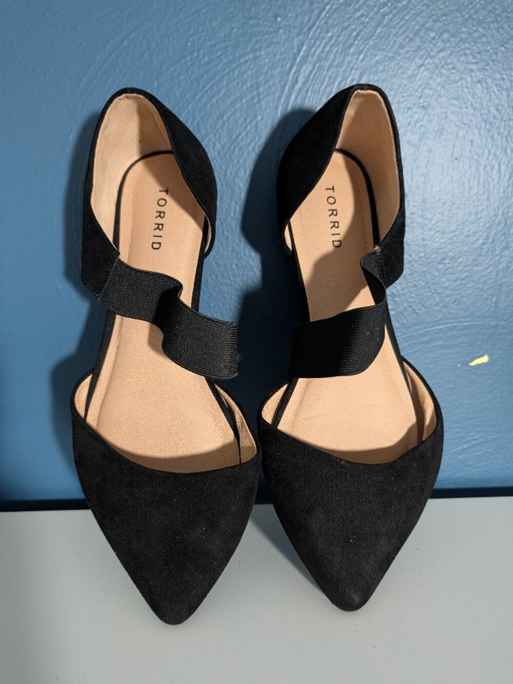 NWOT Torrid black flats. Size 10.5